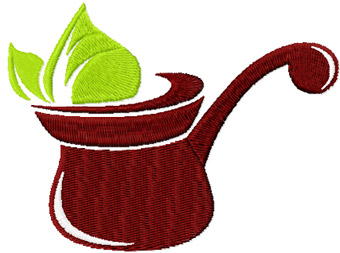 Coffeemaker free machine embroidery design
